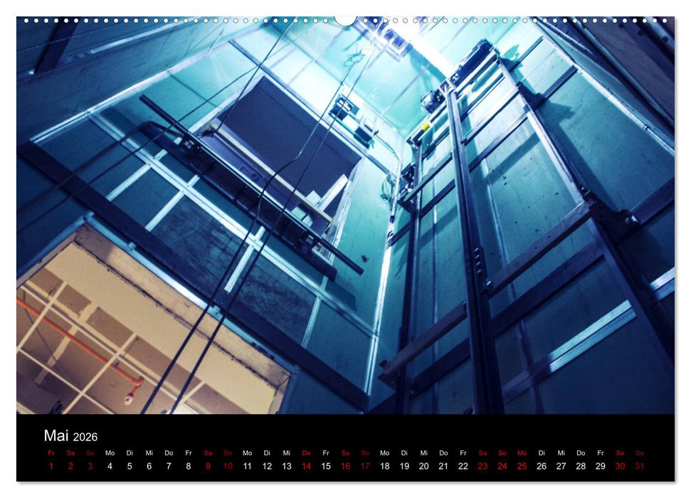 Welt der Aufzüge (CALVENDO Premium Wandkalender 2026)