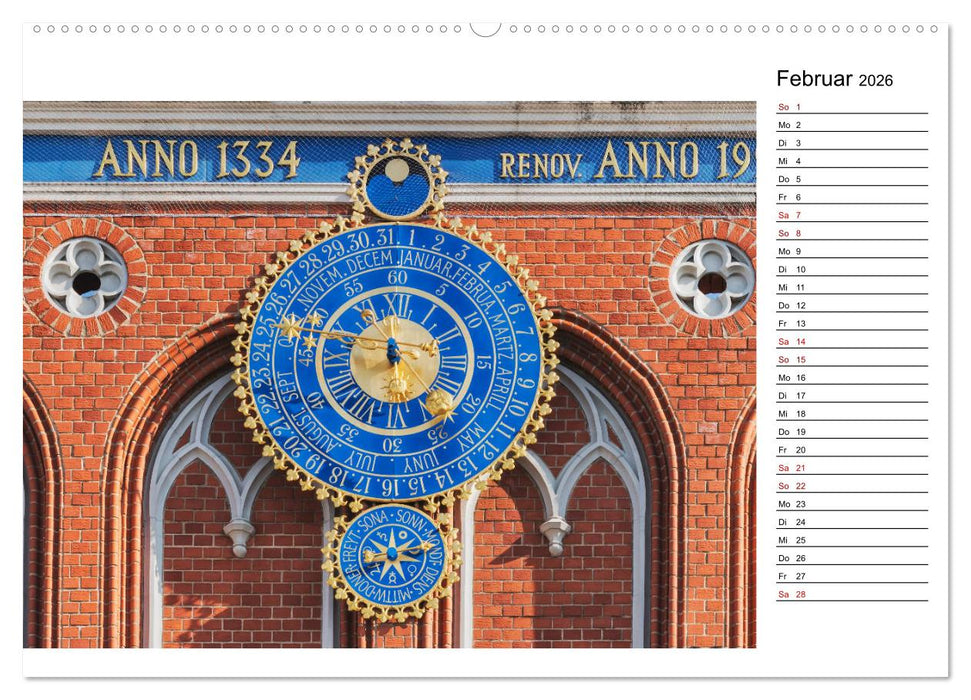 Ein Wochenende in Riga (CALVENDO Premium Wandkalender 2026)