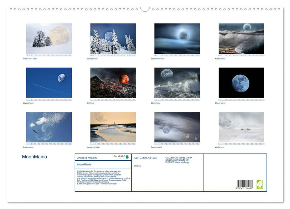 MoonMania (CALVENDO Wandkalender 2026)