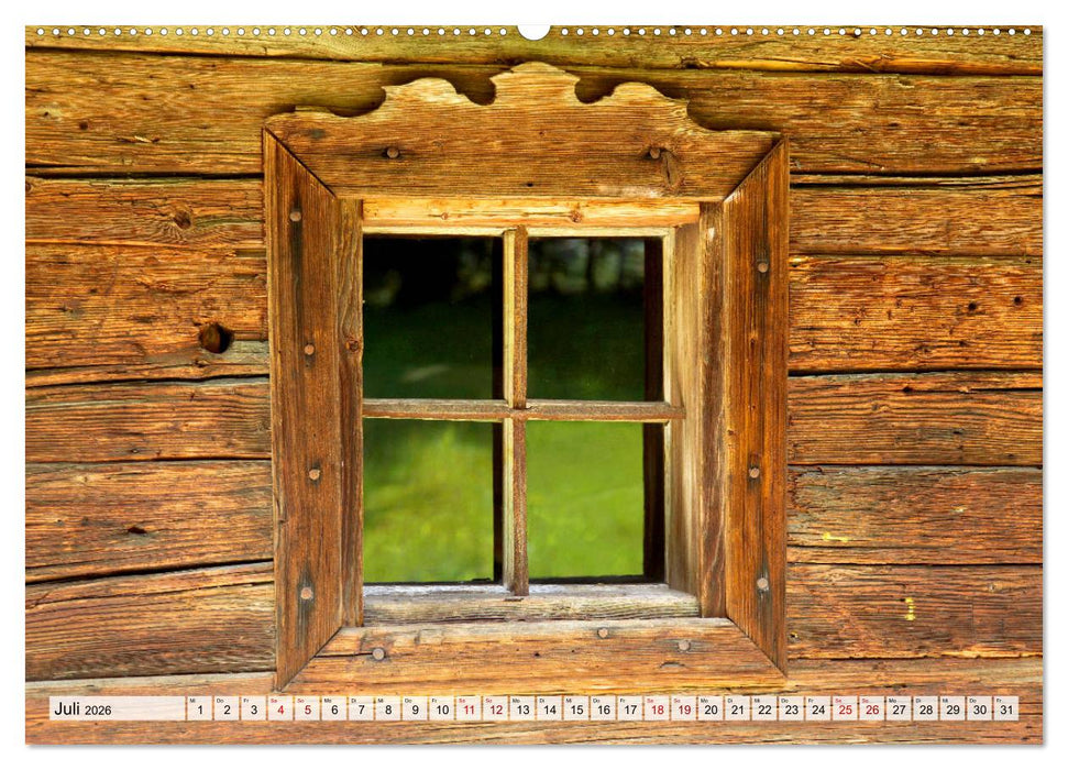 Bauernfenster (CALVENDO Premium Wandkalender 2026)