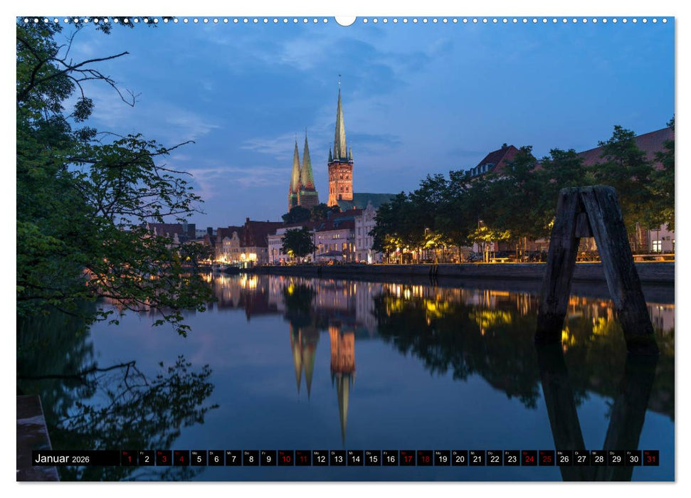Deutsche Hansestädte (CALVENDO Premium Wandkalender 2026)