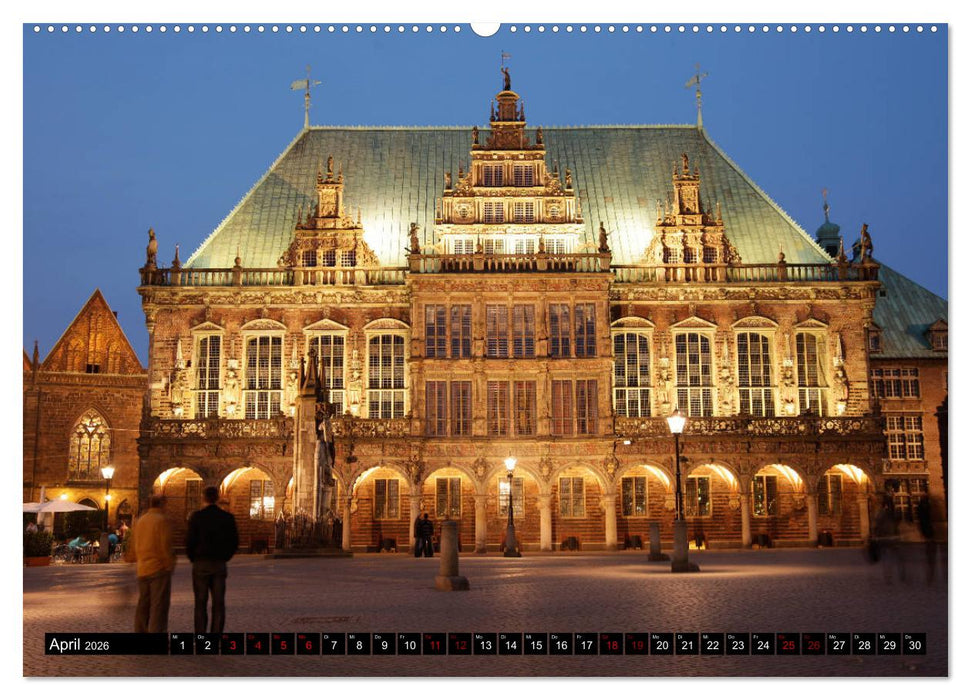 Deutsche Hansestädte (CALVENDO Premium Wandkalender 2026)