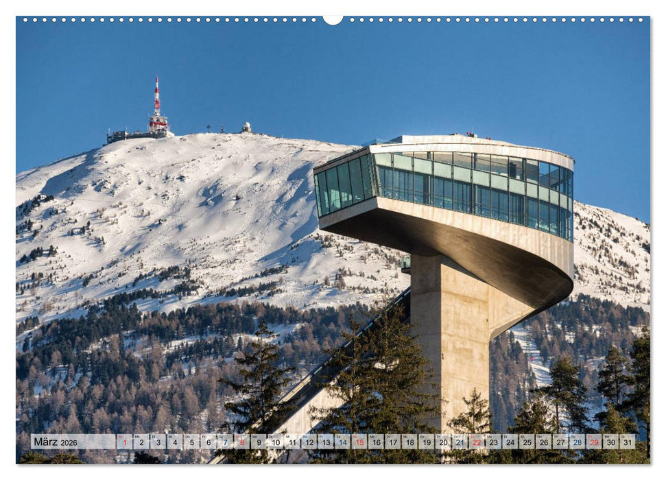 Innsbruck - Hauptstadt der Alpen (CALVENDO Wandkalender 2026)