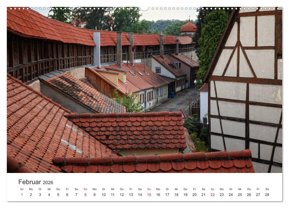 Stadtbummel im schönen Nördlingen (CALVENDO Premium Wandkalender 2026)