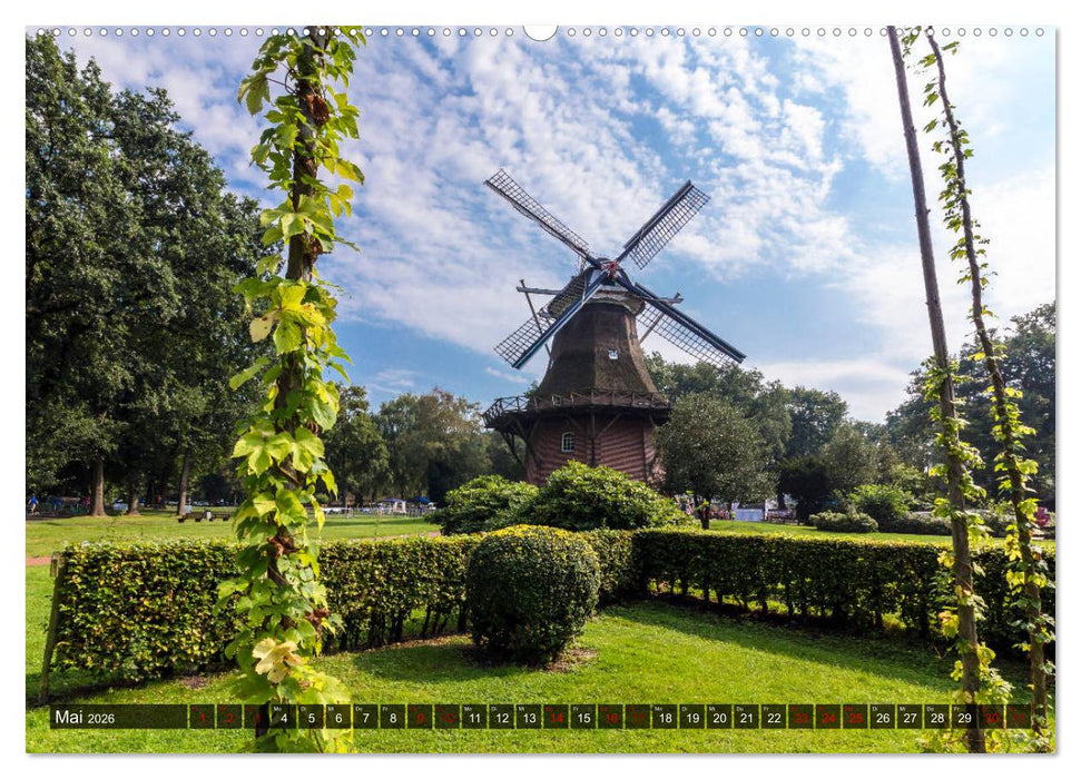 Bad Zwischenahn, Parkspaziergang und Seerundfahrt (CALVENDO Premium Wandkalender 2026)