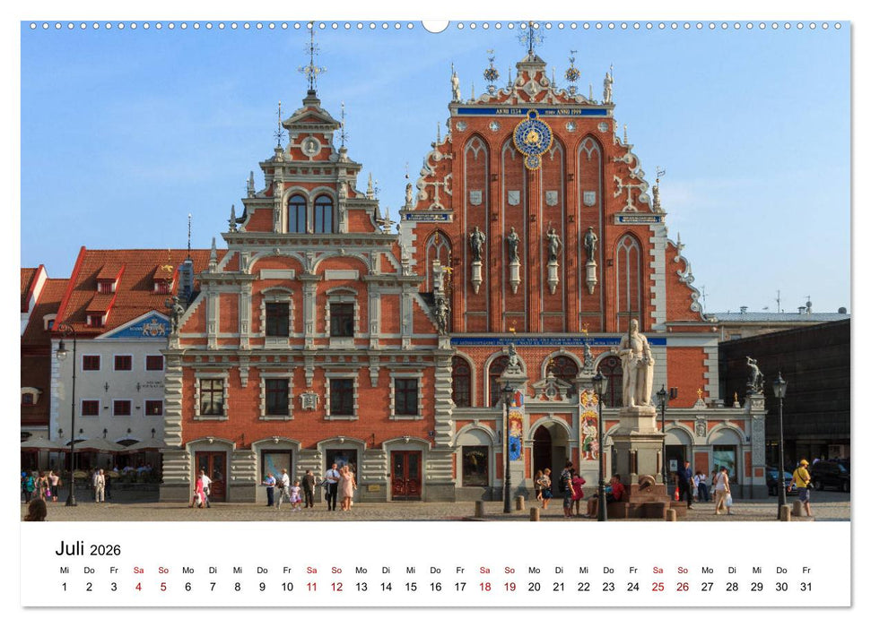 Baltische Länder (CALVENDO Premium Wandkalender 2026)