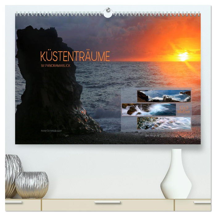 Küstenträume im Panoramablick (CALVENDO Premium Wandkalender 2026)