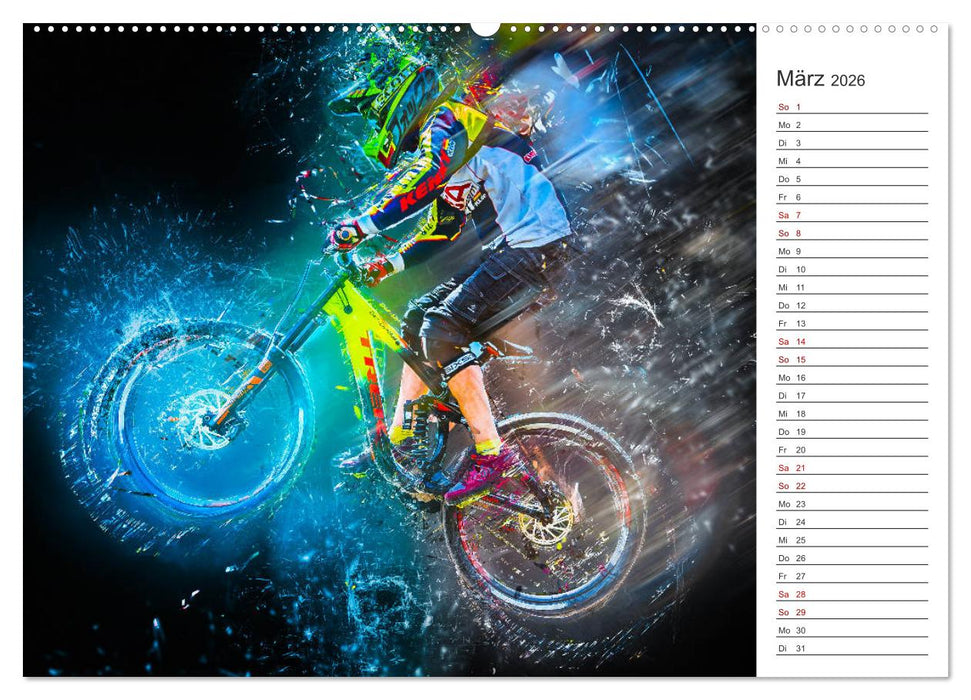 Downhill Explosion (CALVENDO Premium Wandkalender 2026)