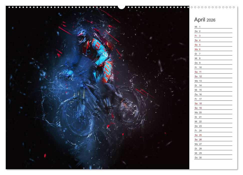 Downhill Explosion (CALVENDO Premium Wandkalender 2026)