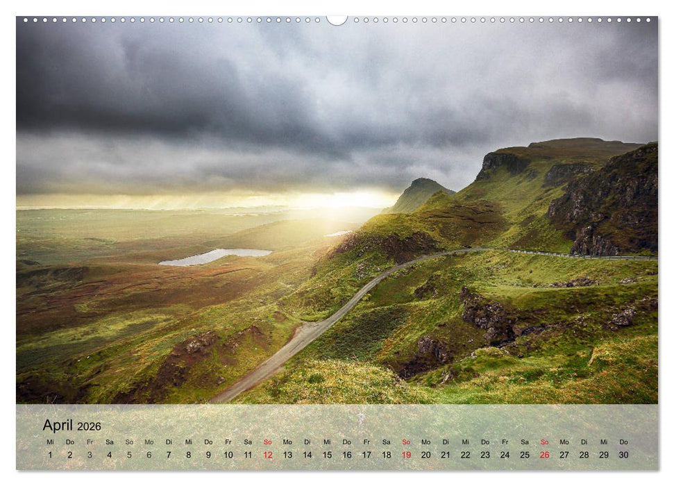Scotland (CALVENDO Premium Wandkalender 2026)