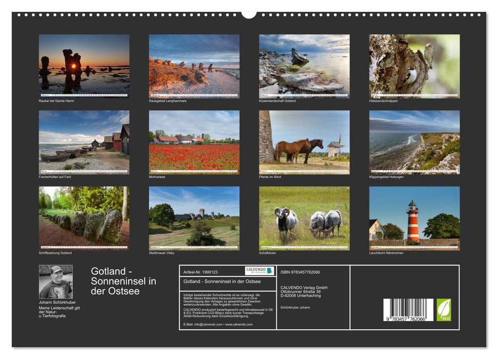Gotland - Sonneninsel in der Ostsee (CALVENDO Premium Wandkalender 2026)