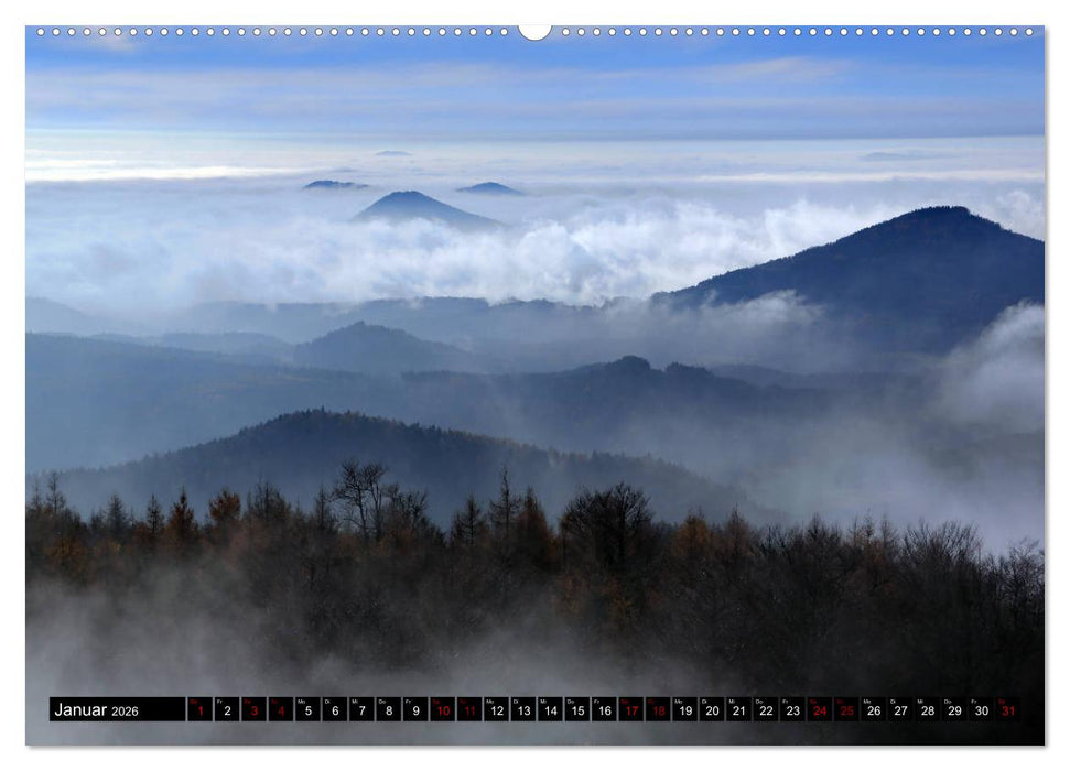 Das Zittauer Gebirge - (CALVENDO Premium Wandkalender 2026)