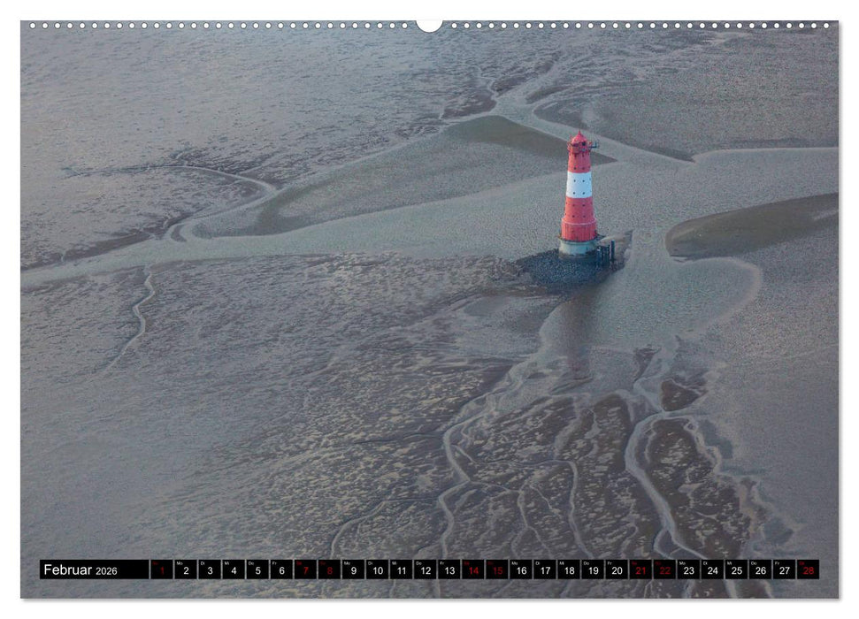 Das Wattenmeer von oben (CALVENDO Premium Wandkalender 2026)