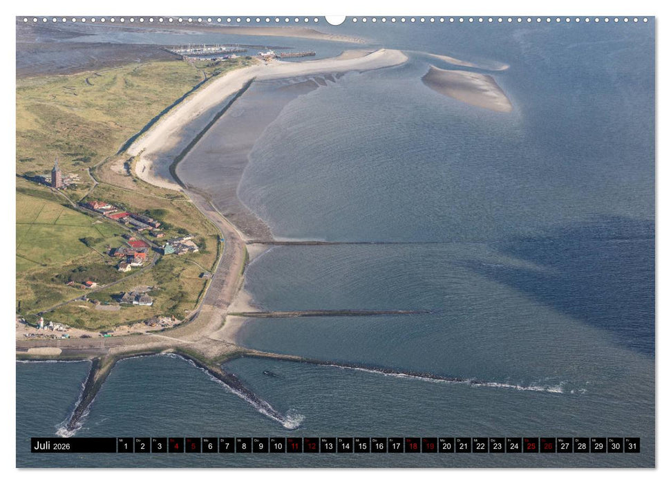 Das Wattenmeer von oben (CALVENDO Premium Wandkalender 2026)