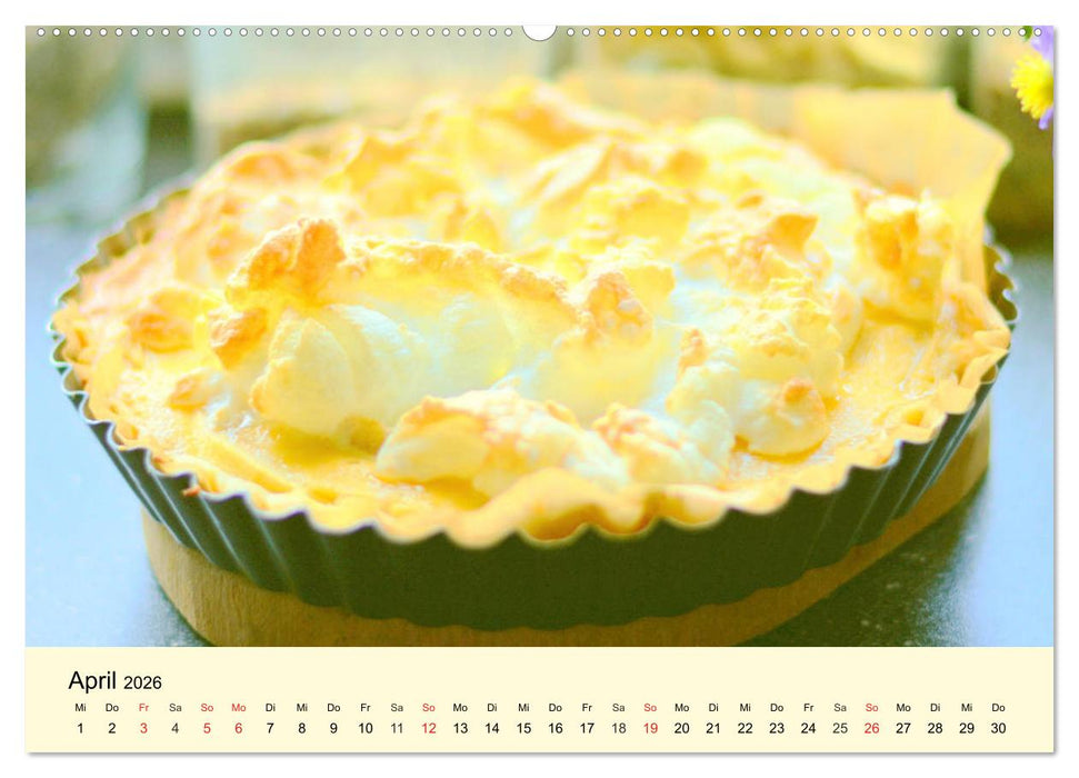 Saftig-knackige Äpfel und köstliche Süßspeisen (CALVENDO Wandkalender 2026)