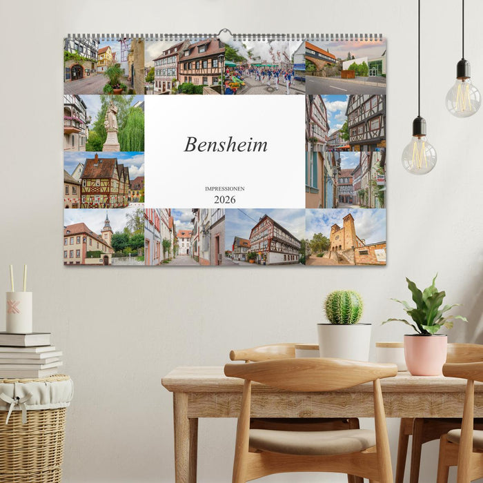 Bensheim Impressionen (CALVENDO Wandkalender 2026)