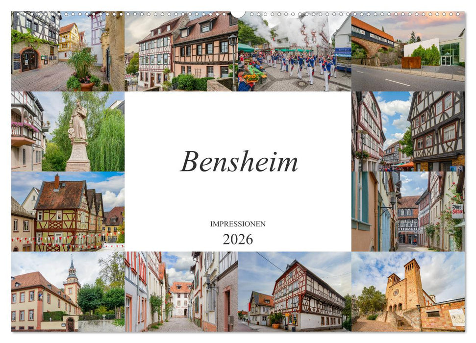 Bensheim Impressionen (CALVENDO Wandkalender 2026)