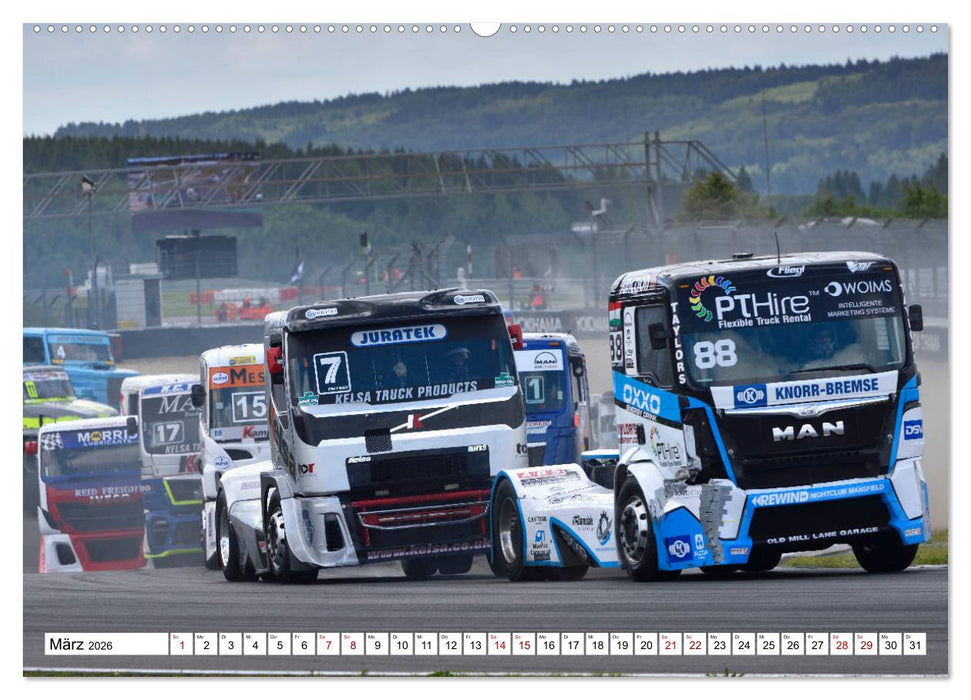 Abenteuer TRUCK RACING (CALVENDO Premium Wandkalender 2026)