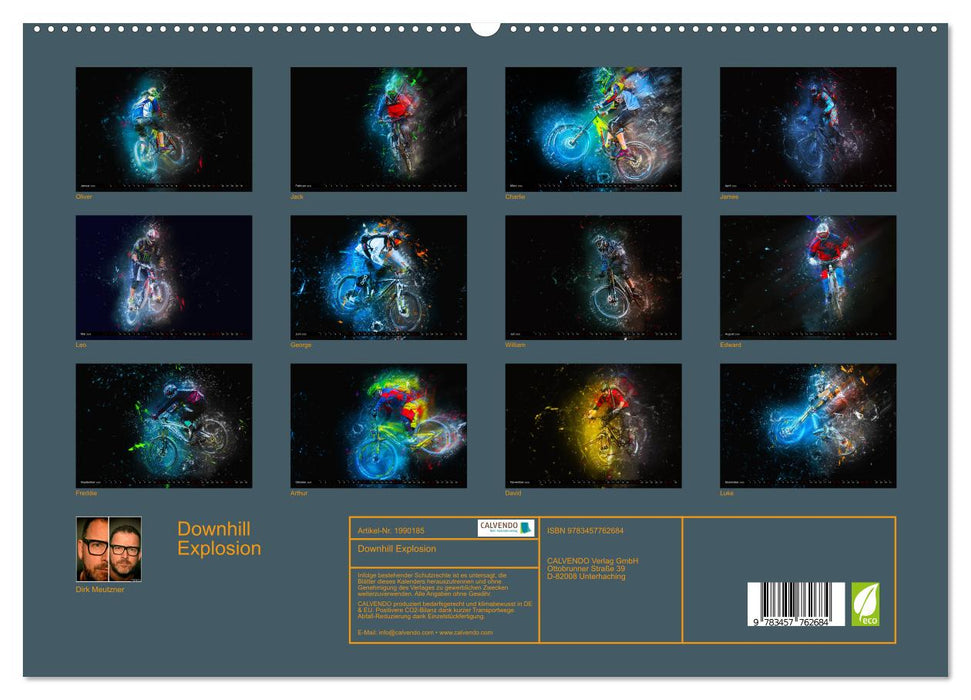 Downhill Explosion (CALVENDO Premium Wandkalender 2026)