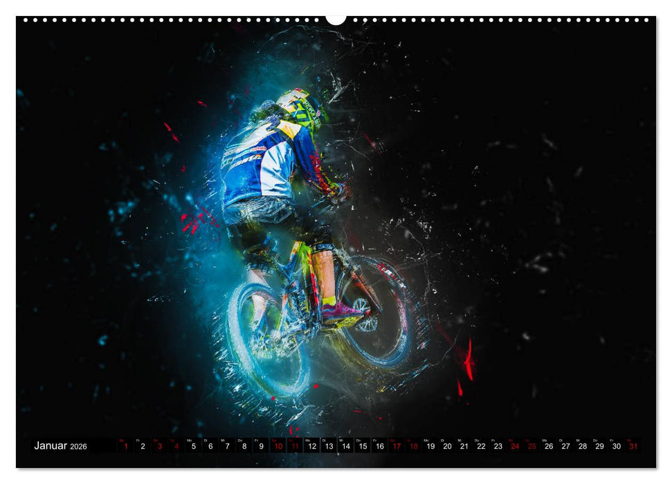 Downhill Explosion (CALVENDO Premium Wandkalender 2026)