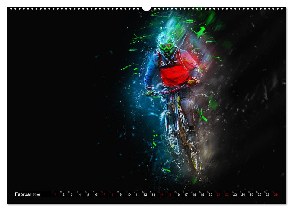 Downhill Explosion (CALVENDO Premium Wandkalender 2026)
