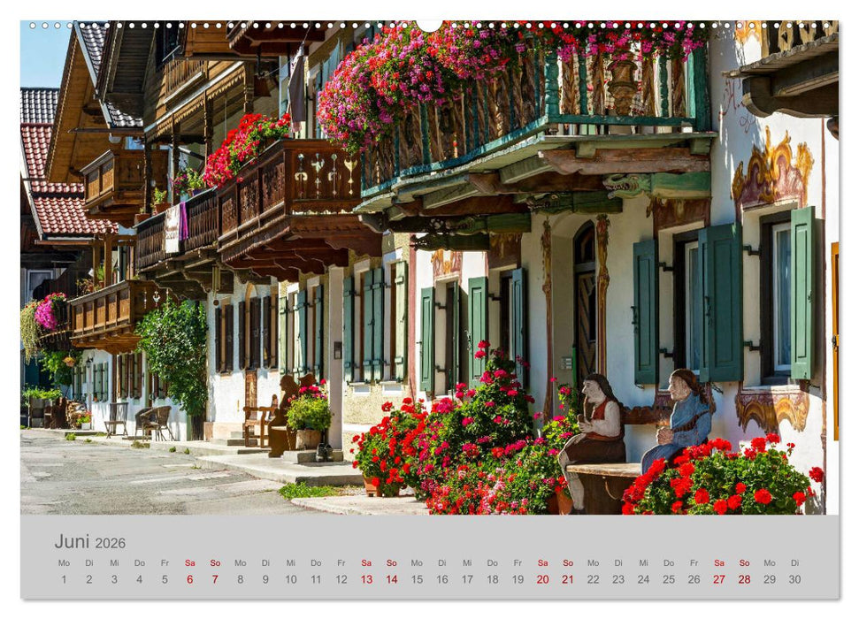 Garmisch-Partenkirchen Werdenfelser Land (CALVENDO Wandkalender 2026)