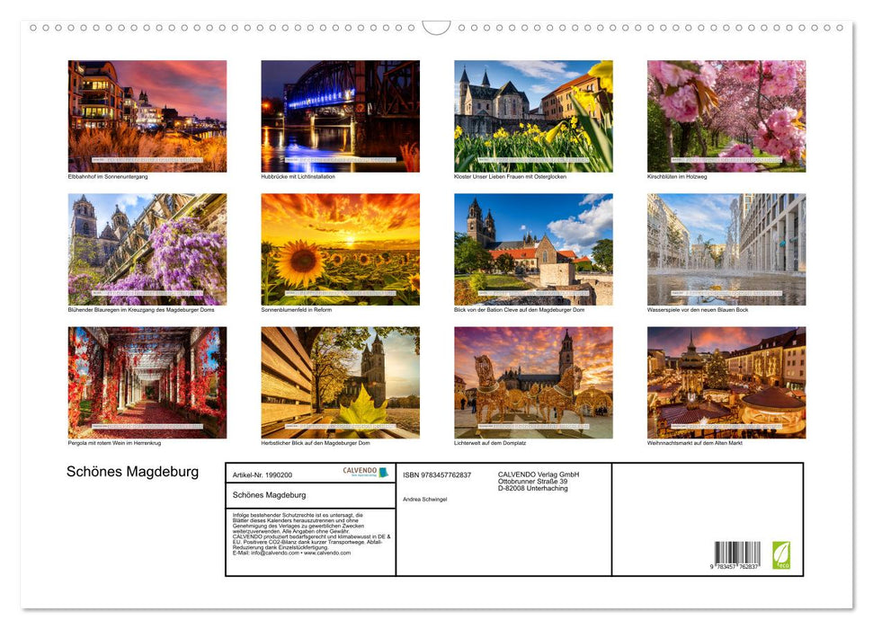 Schönes Magdeburg (CALVENDO Wandkalender 2026)