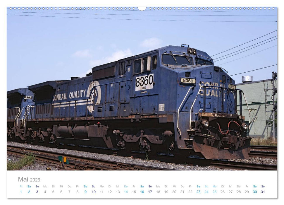 US Diesellokomotiven (CALVENDO Premium Wandkalender 2026)
