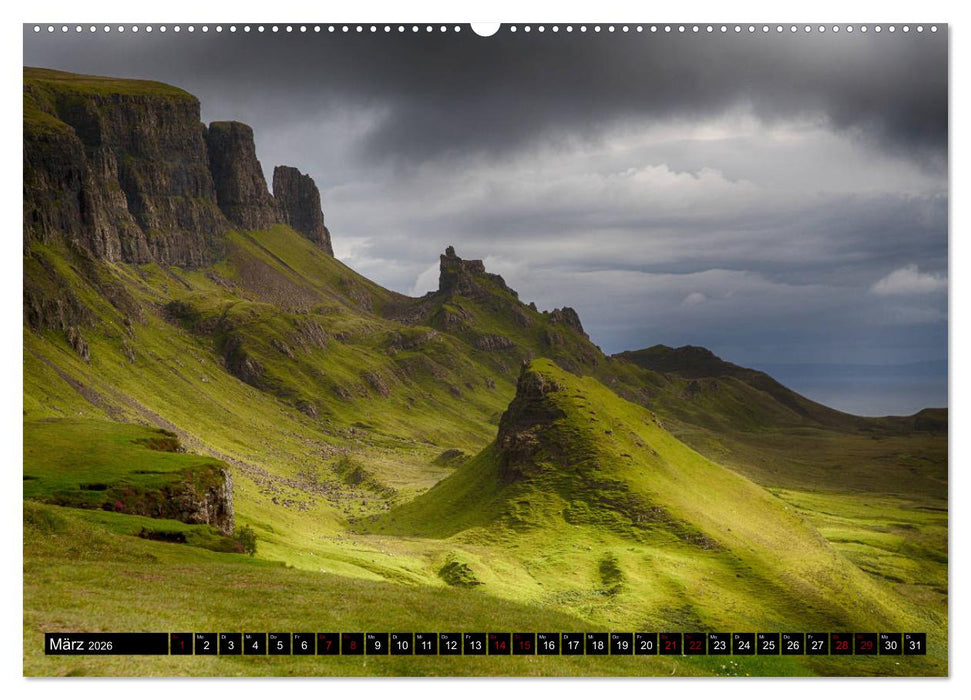 Schottland im Licht (CALVENDO Premium Wandkalender 2026)