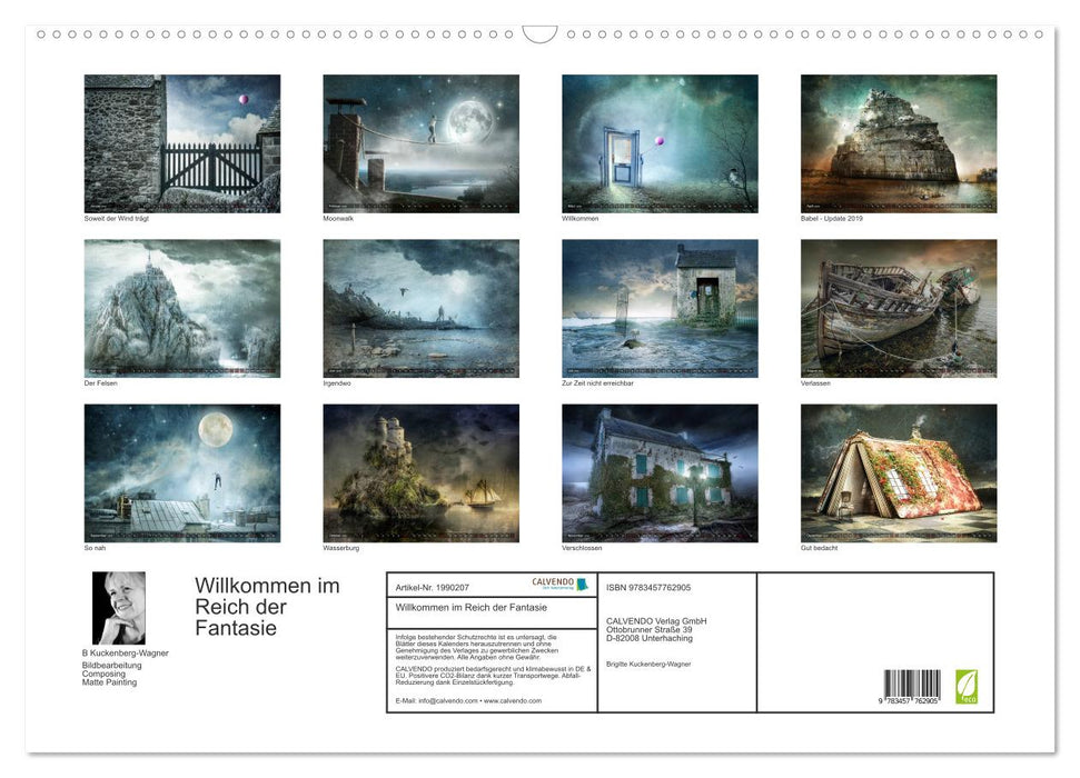 Willkommen im Reich der Fantasie (CALVENDO Wandkalender 2026)