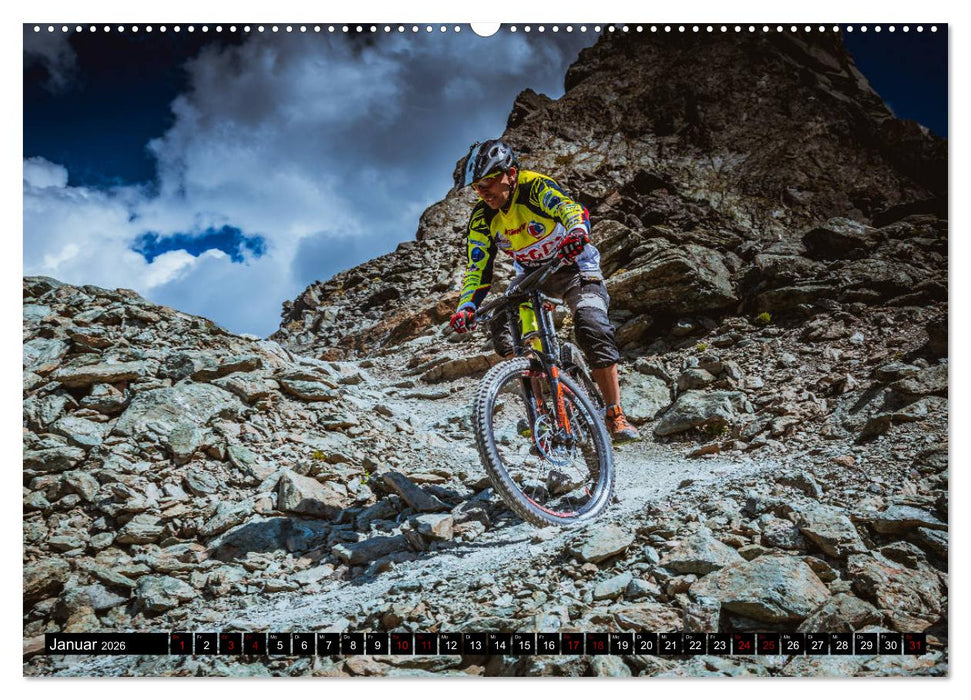 Downhill Action (CALVENDO Premium Wandkalender 2026)
