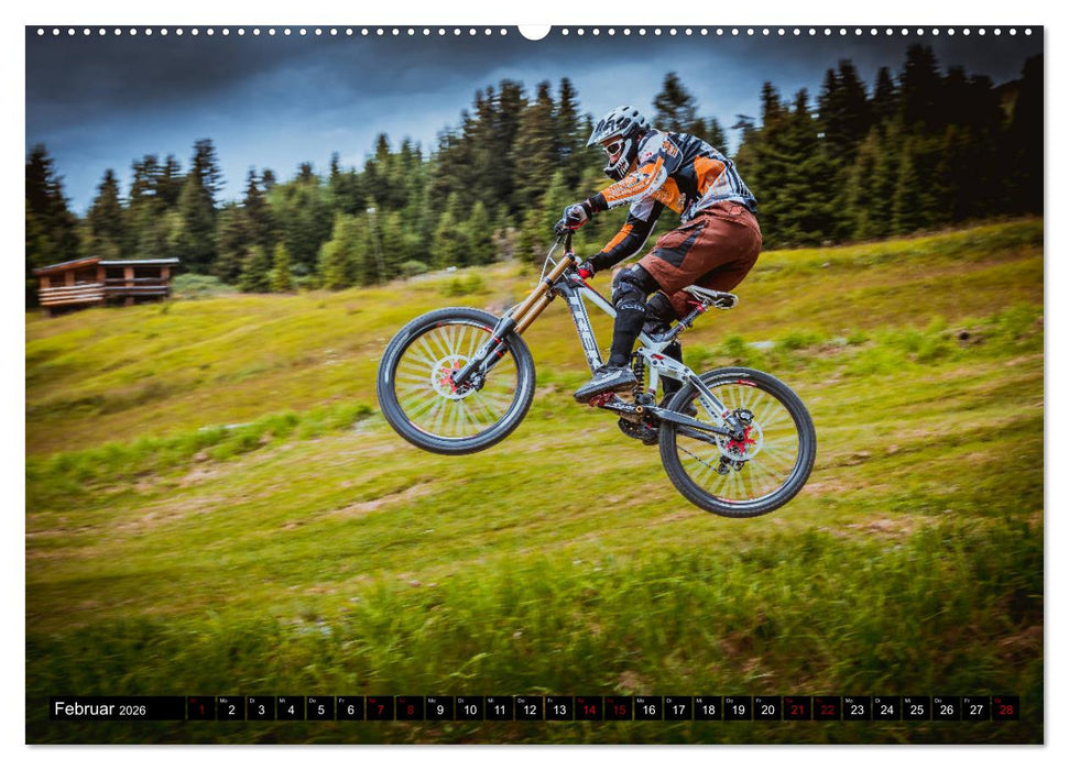 Downhill Action (CALVENDO Premium Wandkalender 2026)