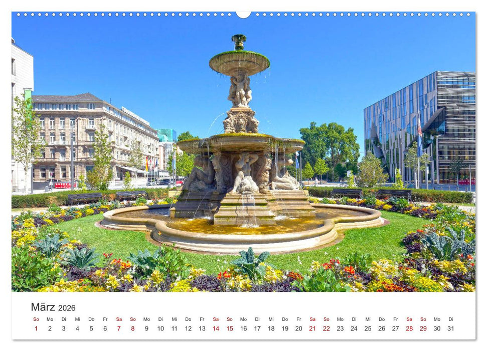 Düsseldorf - Tradition und Moderne am Rhein (CALVENDO Wandkalender 2026)