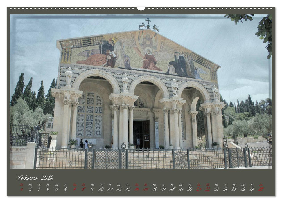 Unterwegs in Jerusalem (CALVENDO Premium Wandkalender 2026)