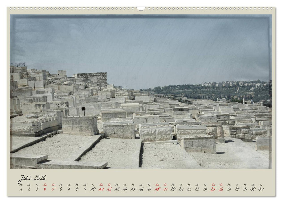 Unterwegs in Jerusalem (CALVENDO Premium Wandkalender 2026)
