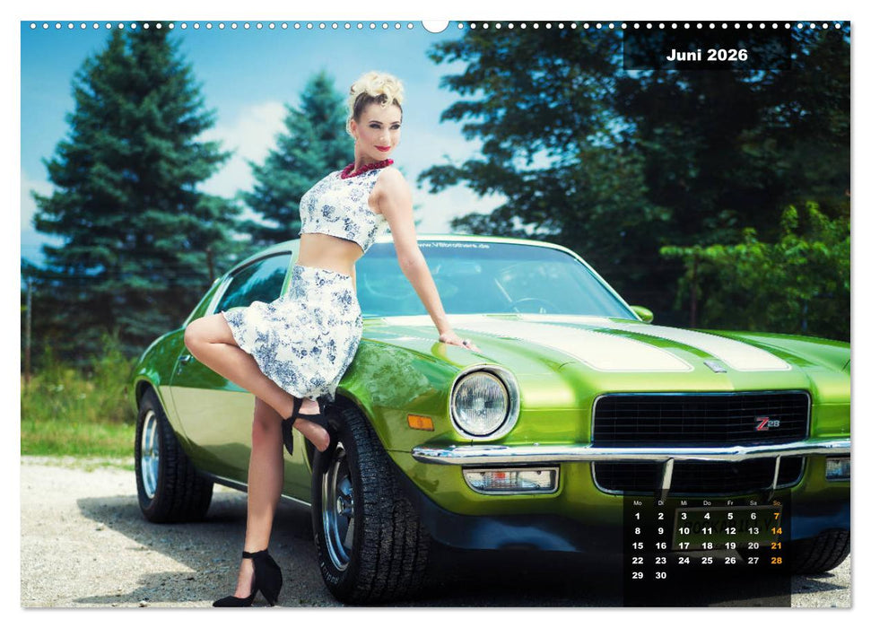 Rockabilly - Back to the 50s (CALVENDO Premium Wandkalender 2026)