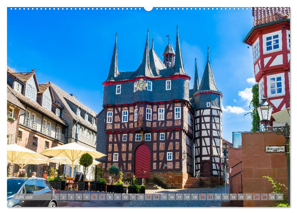 Ein Blick auf Frankenberg an der Eder (CALVENDO Premium Wandkalender 2026)