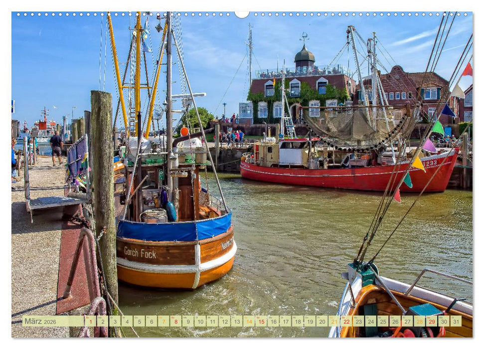 Reise an die Nordsee - Neuharlingersiel (CALVENDO Premium Wandkalender 2026)