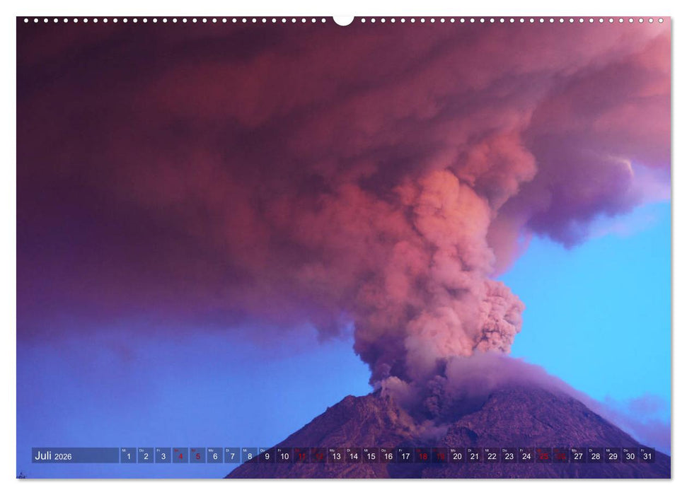 Vulkane - Magma, Lava, Eruptionen (CALVENDO Premium Wandkalender 2026)