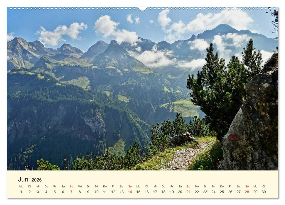 Wanderglück im Allgäu (CALVENDO Wandkalender 2026)