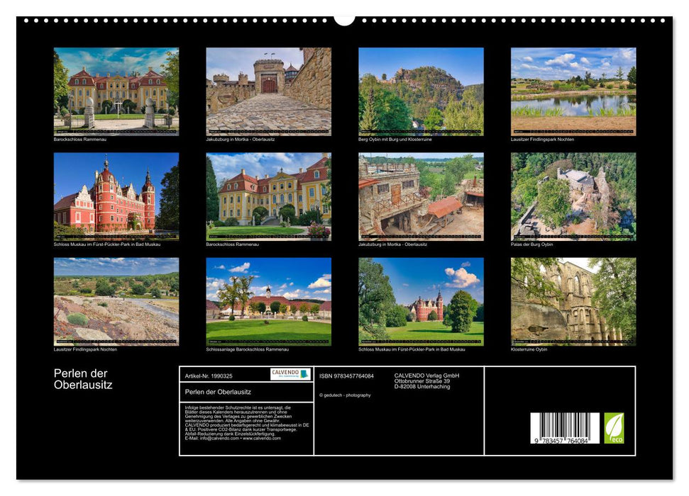 Perlen der Oberlausitz (CALVENDO Premium Wandkalender 2026)
