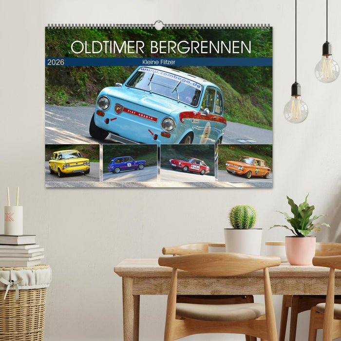 OLDTIMER BERGRENNEN - Kleine Flitzer (CALVENDO Wandkalender 2026)