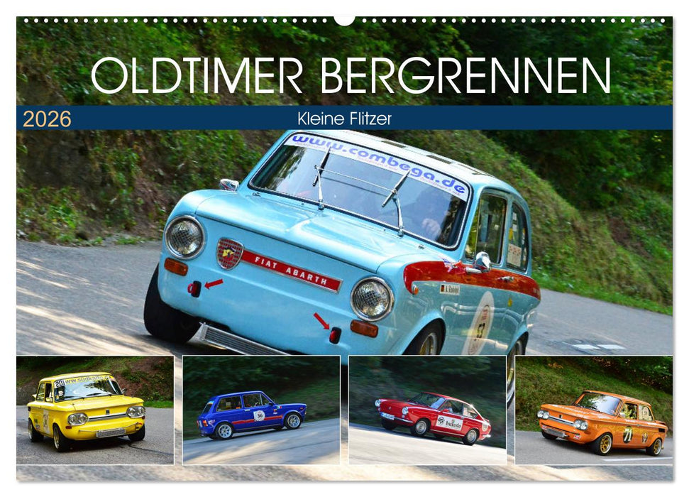 OLDTIMER BERGRENNEN - Kleine Flitzer (CALVENDO Wandkalender 2026)