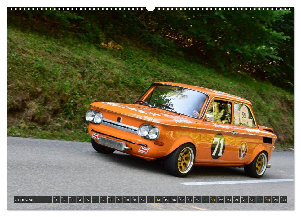 OLDTIMER BERGRENNEN - Kleine Flitzer (CALVENDO Wandkalender 2026)