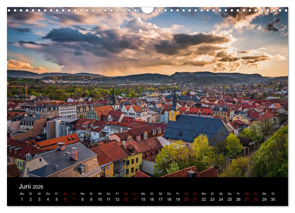 Rudolstadt bei Tag und Nacht (CALVENDO Wandkalender 2026)