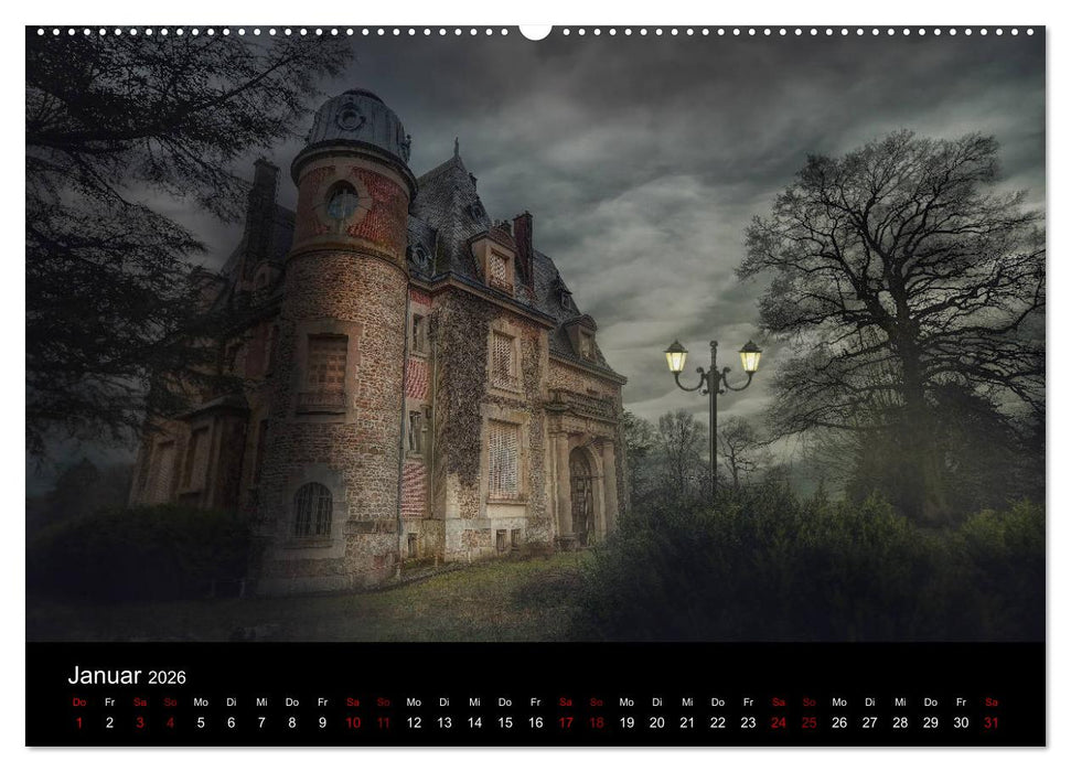 Auch von außen haben Lost Places ihren Charme (CALVENDO Premium Wandkalender 2026)