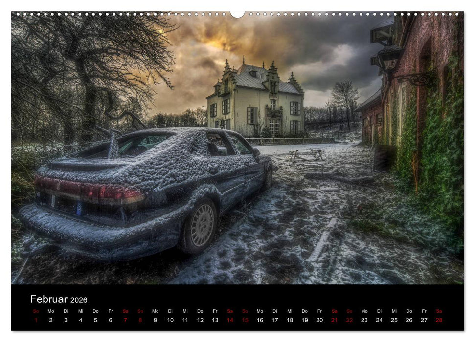 Auch von außen haben Lost Places ihren Charme (CALVENDO Premium Wandkalender 2026)