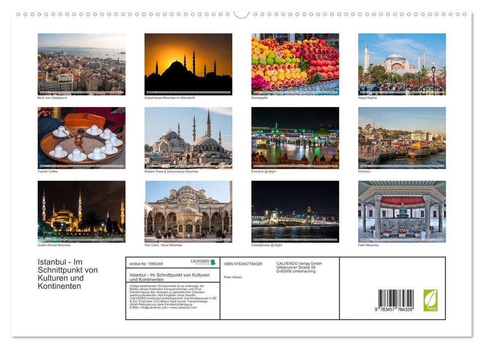 Istanbul - Im Schnittpunkt von Kulturen und Kontinenten (CALVENDO Premium Wandkalender 2026)