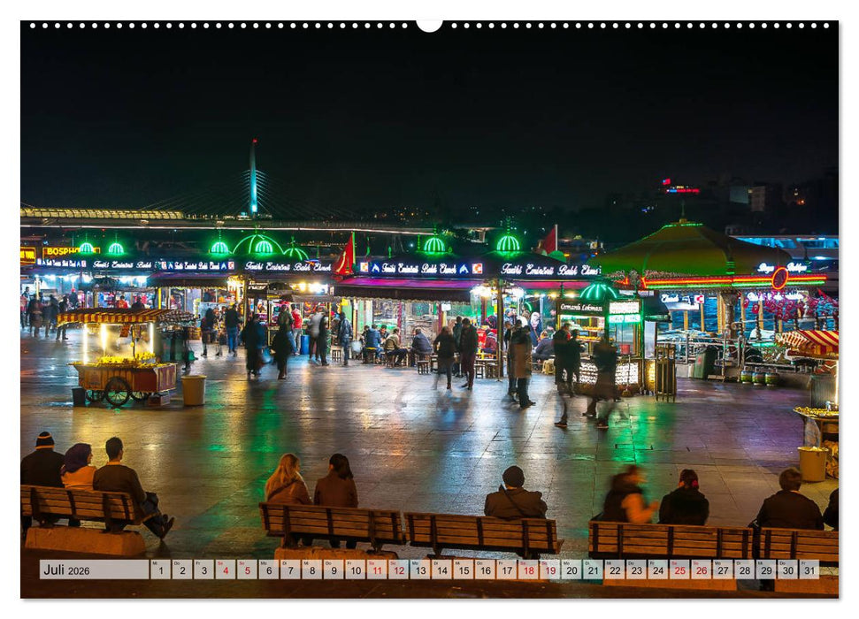 Istanbul - Im Schnittpunkt von Kulturen und Kontinenten (CALVENDO Premium Wandkalender 2026)