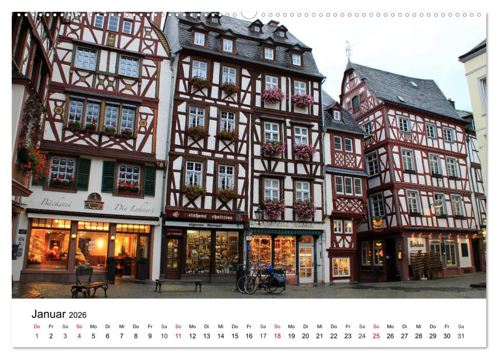Bernkastel-Kues an der Mosel (CALVENDO Premium Wandkalender 2026)